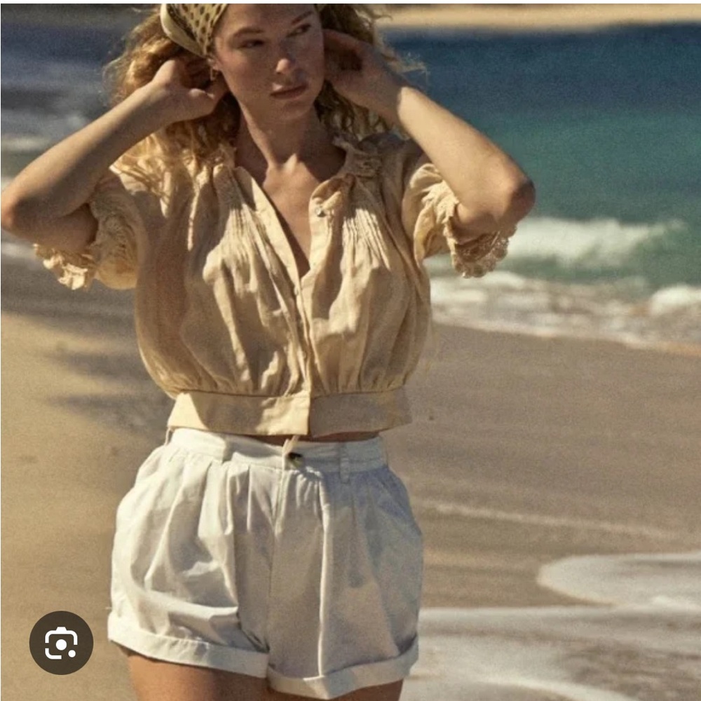 Doen Light Tan Blouse - image 1